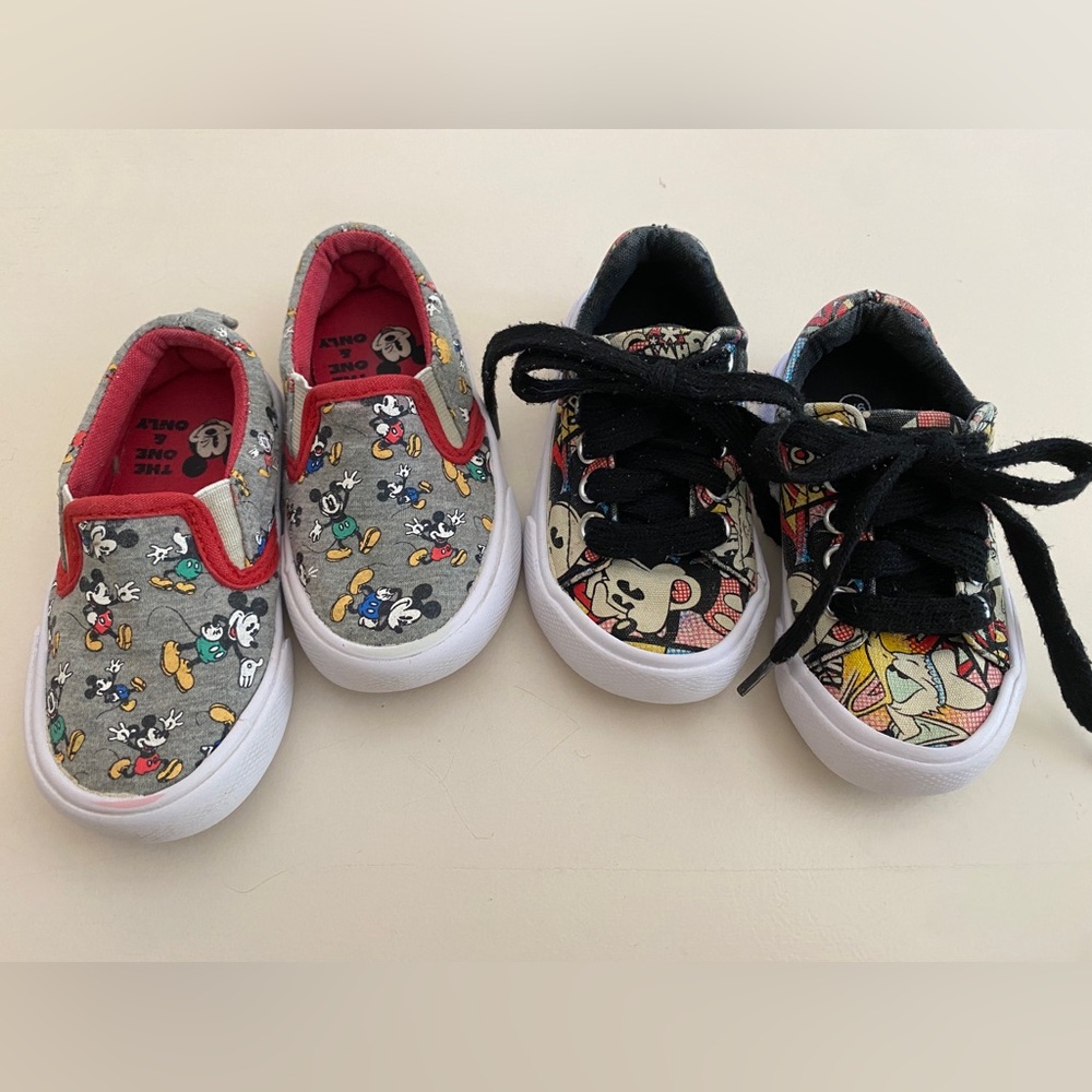 Disney Toddler Shoes - 2 Pairs